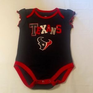 NFL Texans onsie 0/3 month